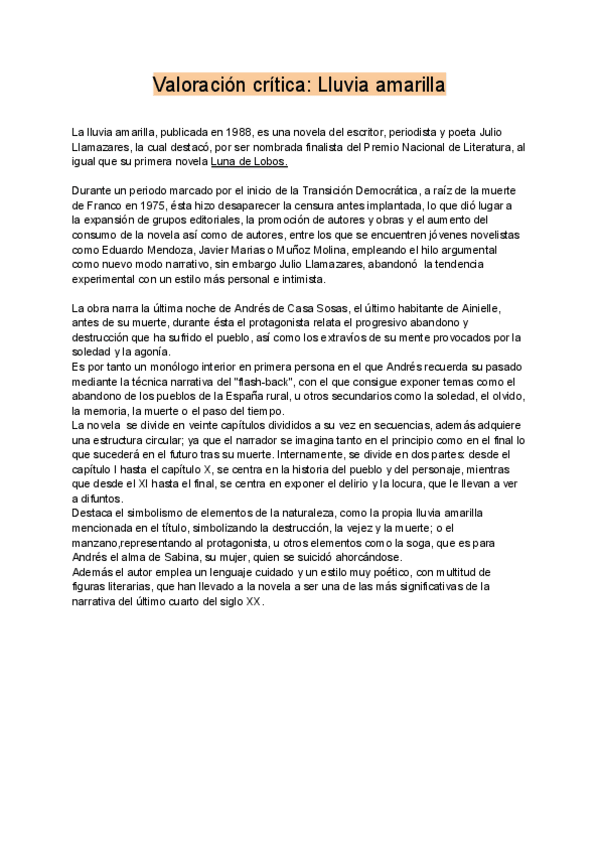 Miniatura del documento Valoracion-critica-Lluvia-amarilla-Lengua-y-Lieteratura-2o-BachG.pdf