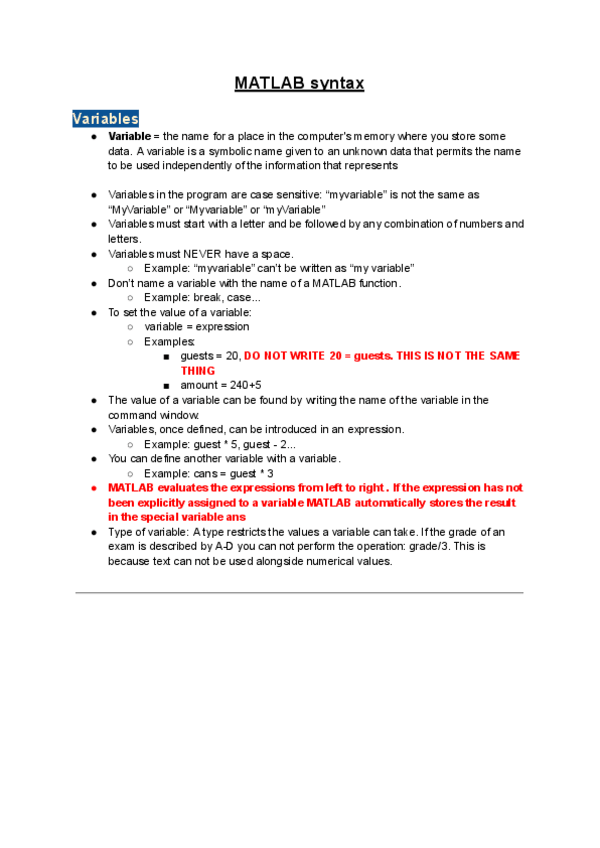 Miniatura del documento MATLAB syntax.pdf