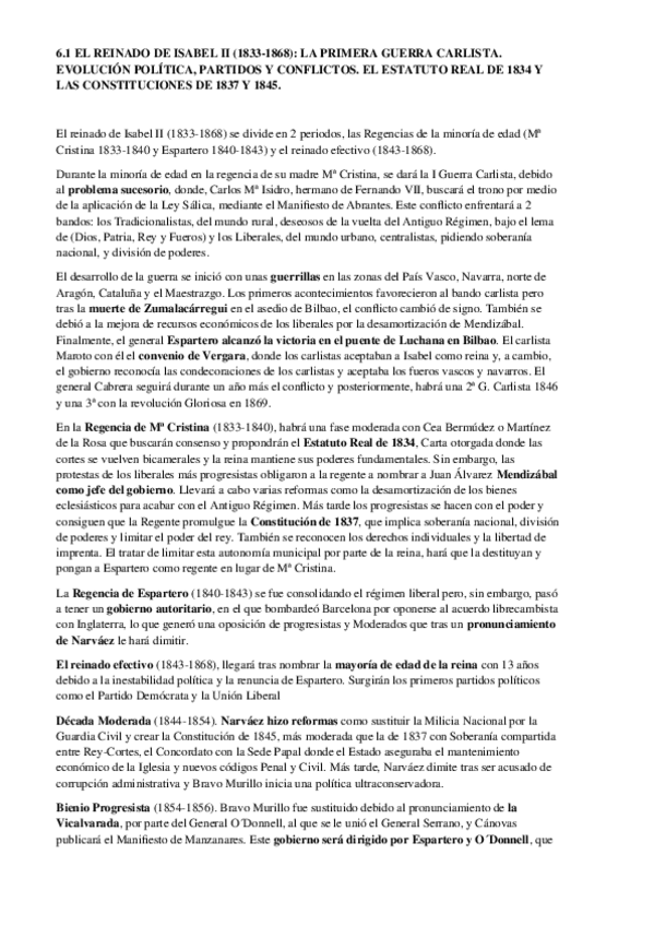 Miniatura del documento 6.1-El-reinado-de-Isabel-II.docx