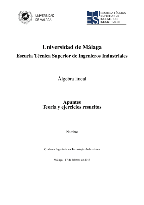 Miniatura del documento Apuntes de Álgebra Lineal.pdf