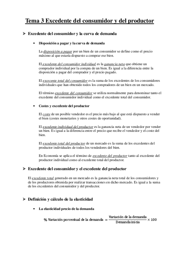 Miniatura del documento Tema 3 Excedente del consumidor y del productor.pdf