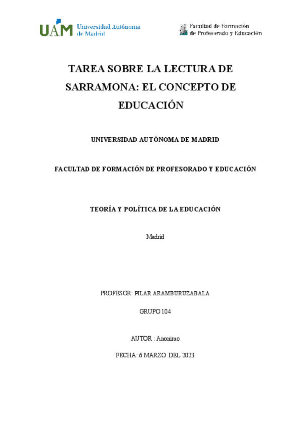 Miniatura del documento Lectura-sobre-la-lectura-de-Sarramona-El-Concepto-de-Educacion-Sara-Dobon.pdf