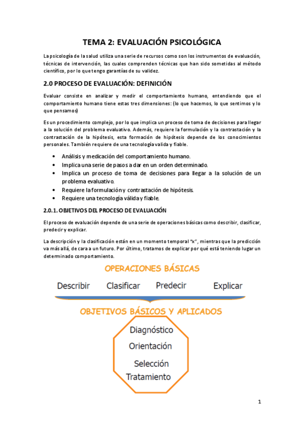 Miniatura del documento TEMA 2 - EVALUACIÓN PSICOLÓGICA.pdf