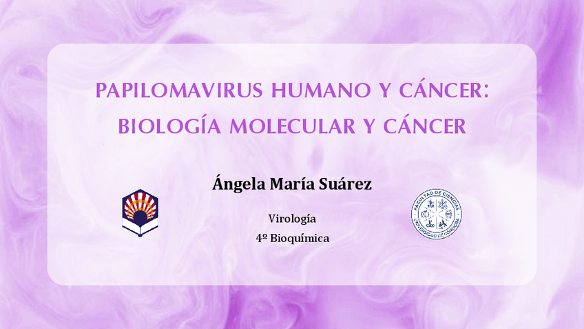 Miniatura del documento Diapositivas-PAPILOMAVIRUS-HUMANO-Y-CANCER.pdf