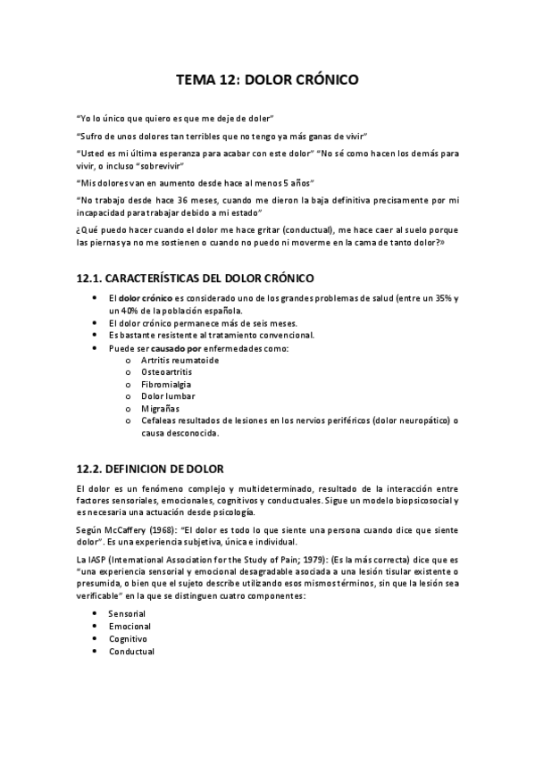 Miniatura del documento TEMA 12 - DOLOR CRÓNICO.pdf