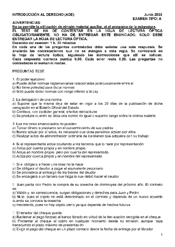 Miniatura del documento Examen-junio-2023-tipo-A-introduccion-al-derecho.pdf