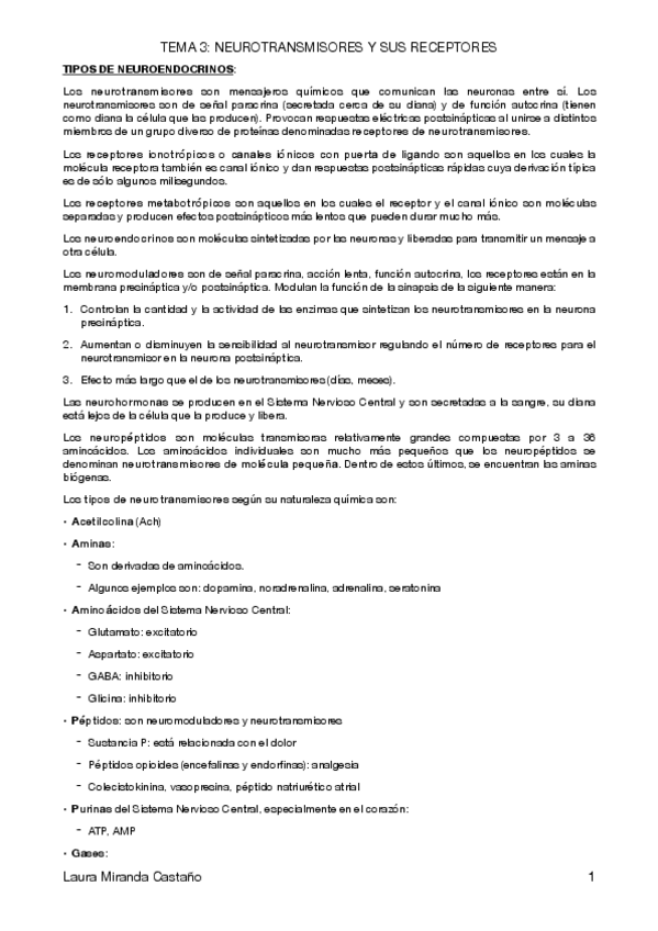 Miniatura del documento Tema 3. Neurotransmisores y sus receptores.pdf