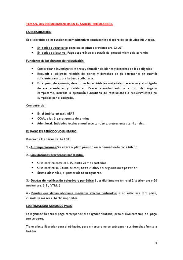 Miniatura del documento TEMA 9. LOS PROCEDIMIENTOS EN EL ÁMBITO TRIBUTARIO II.pdf