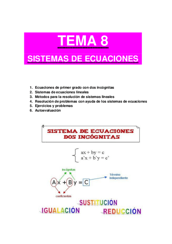 Miniatura del documento LECCION-8-SISTEMAS-DE-ECUACIONES.pdf