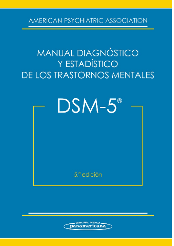 Miniatura del documento DSM-5 Manual Diagnóstico.pdf