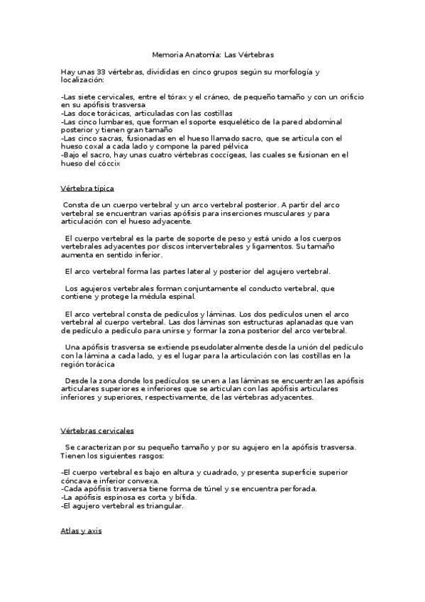 Miniatura del documento Memoria-Anatomia-Vertebras.docx