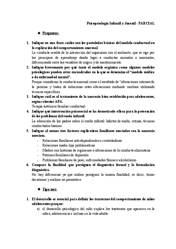 Miniatura del documento Examen Parcial Temas 1 - 4 Psicopatología Infantil.pdf