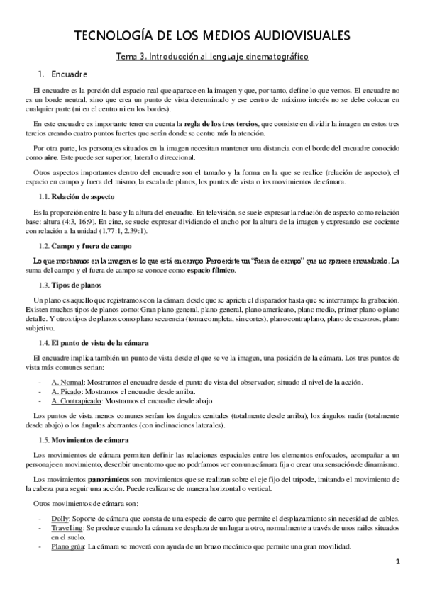 Miniatura del documento Tema 3. Introducción al lenguaje cinematográfico.pdf
