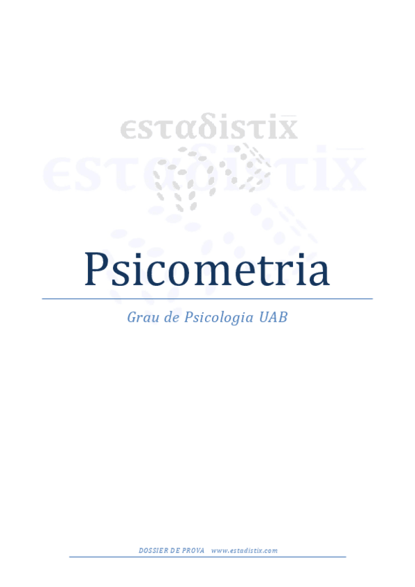 Miniatura del documento Curso online Psicometría Psicología UAB -ESTADISTIX- Dosier.pdf