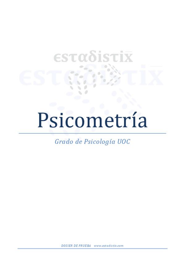 Miniatura del documento Curso online Psicometría Psicología UOC -ESTADISTIX- Dosier.pdf