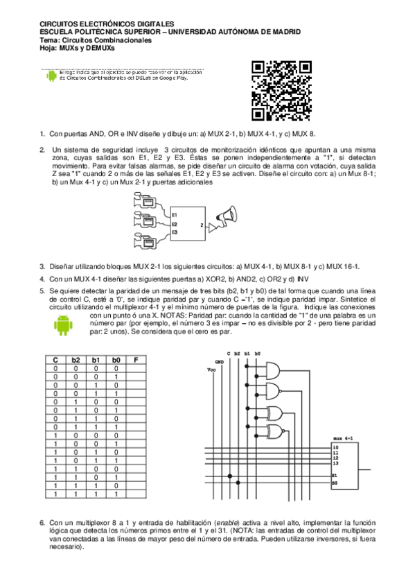 Miniatura del documento 2018 Tema 2 Combinacional 1 - MUXs (1).pdf