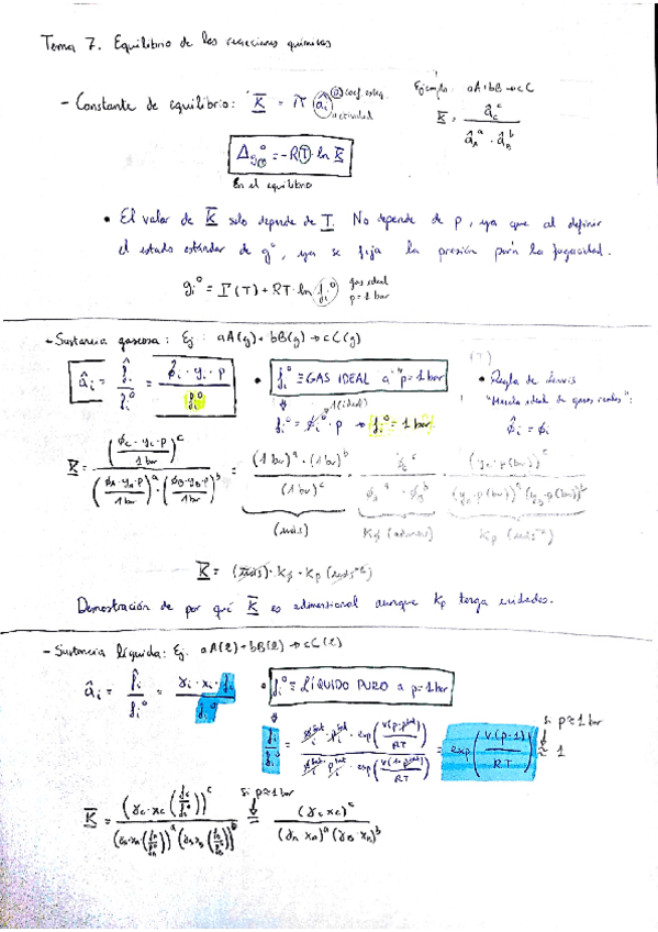 Miniatura del documento Tema 7 - Equilibrio de las reacciones químicas.pdf