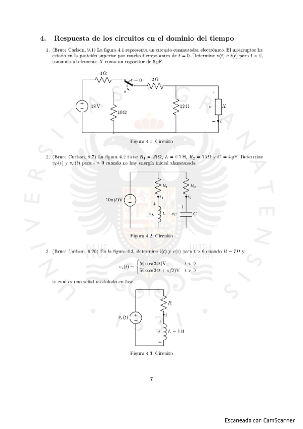 Miniatura del documento Relación 4 - Respuesta circuitos tiempo RLC (explicados).pdf