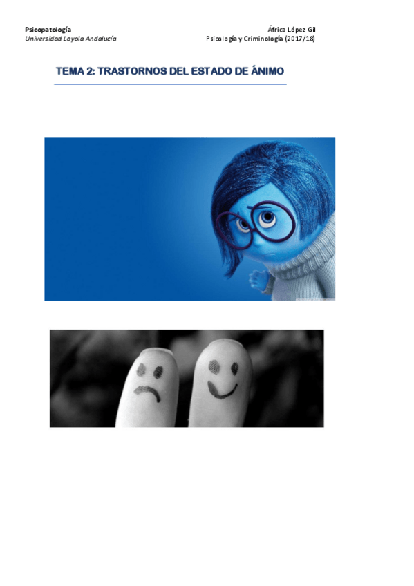 Miniatura del documento Tema 2 - Trastornos del estado de ánimo.pdf