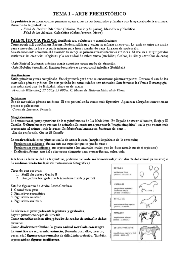 Miniatura del documento Tema 1 - Arte Prehistórico.pdf