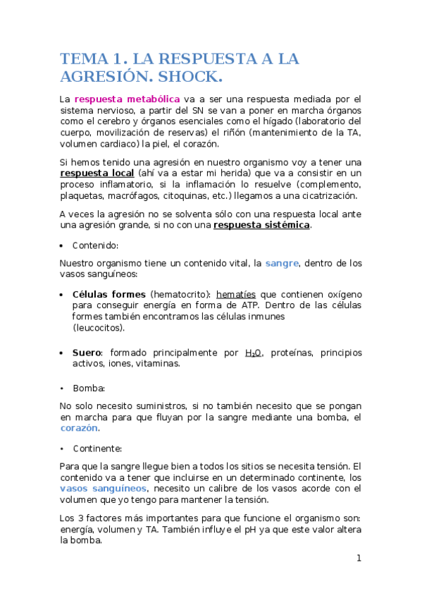 Miniatura del documento TEMA 1 RESPUESTA A LA AGRESION- SHOCK.docx