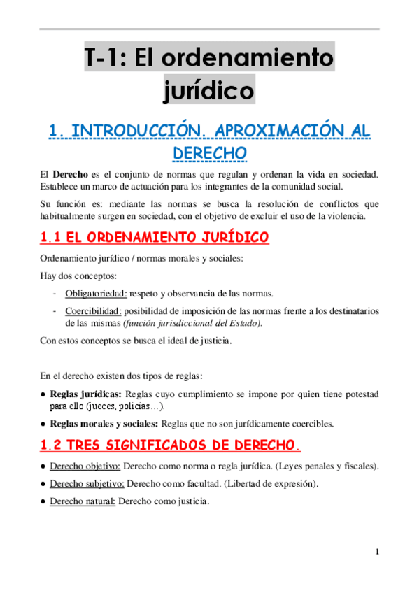 Miniatura del documento T-1: El ordenamiento juridico - D.CIVIL (resumen).pdf