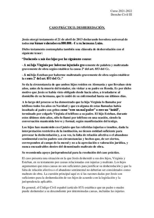 Miniatura del documento CASO-PRACTICO.-DESHEREDACION.-RESUELTO.pdf