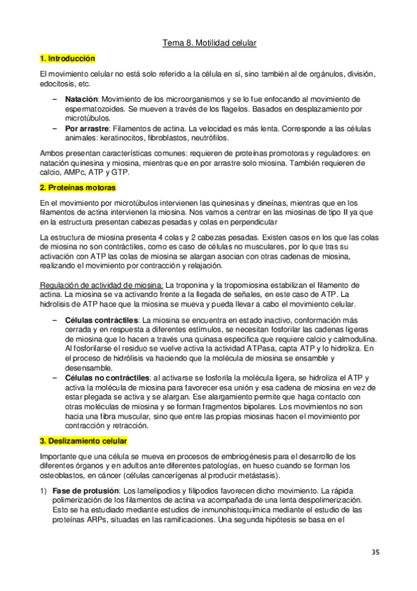 Miniatura del documento Tema 8. Motilidad celular.pdf