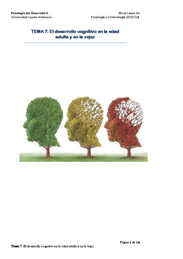 Miniatura del documento Tema 7 - Desarrollo adulto y envejecimiento .pdf
