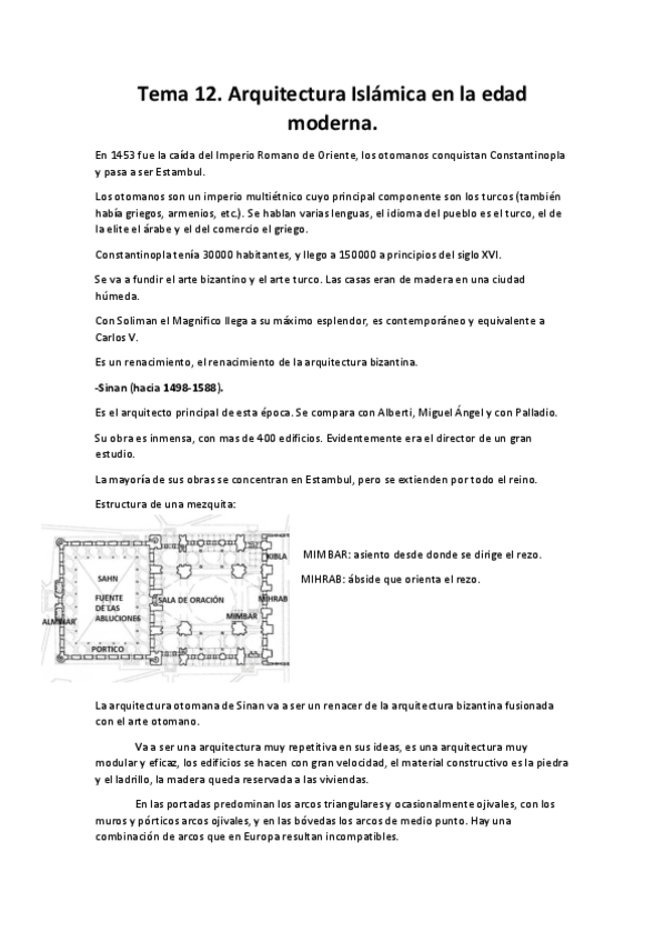 Miniatura del documento Tema 12. Arquitectura Islamica en la edad moderna..pdf