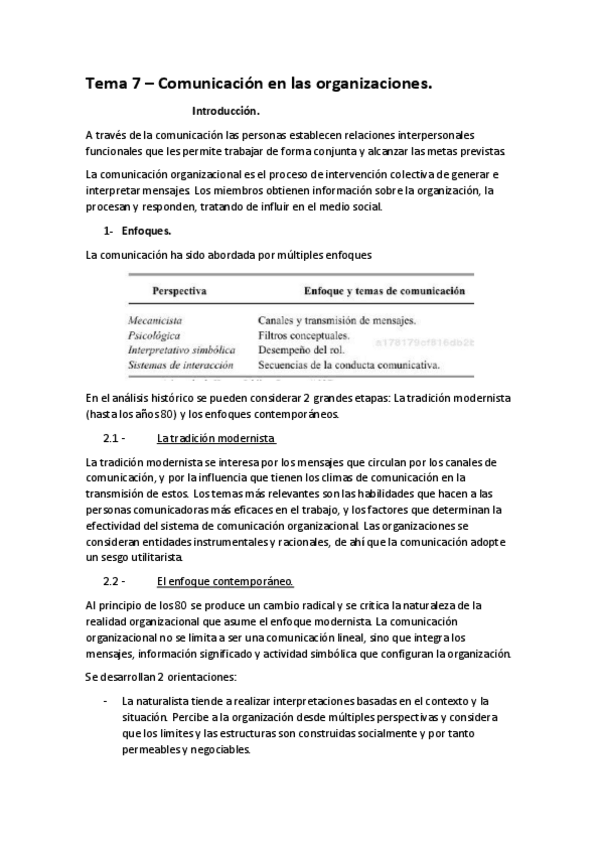 Miniatura del documento Tema 7 - Comunicación en las organizaciones.pdf