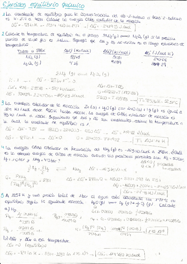 Miniatura del documento Ejercicios - Equilibrio químico.pdf