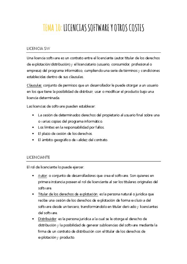 Miniatura del documento Tema 10 - Licencias Software y otros costes.pdf