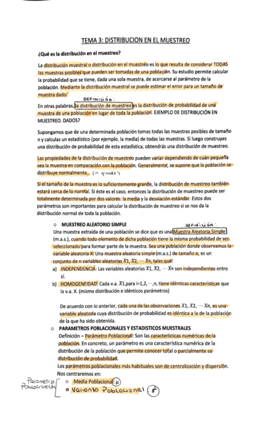 Miniatura del documento Tema 3: Distribucion en el muestreo.pdf