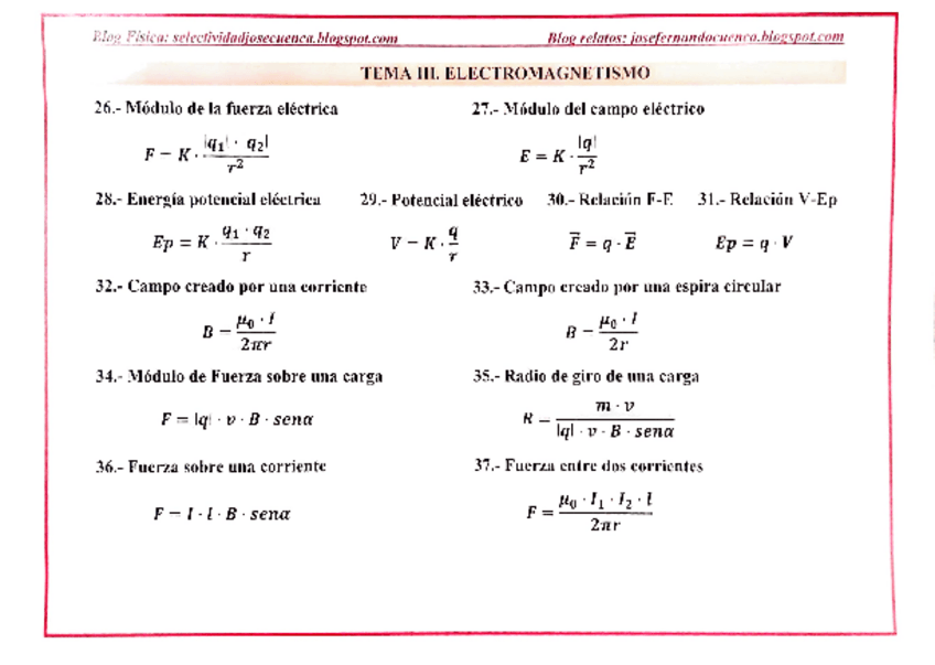 Miniatura del documento FORMULARIO-CAMPO-GRAVITATORIO-CAMPO-ELECTROMAGNETICO-ELECTROMAGNETISMO-CAMPO-ELECTRICO-INDUCCION-MAGNETICA-CAMPO-MAGNETICO.pdf