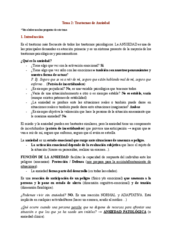 Miniatura del documento Tema 2: Trastornos de Ansiedad.pdf