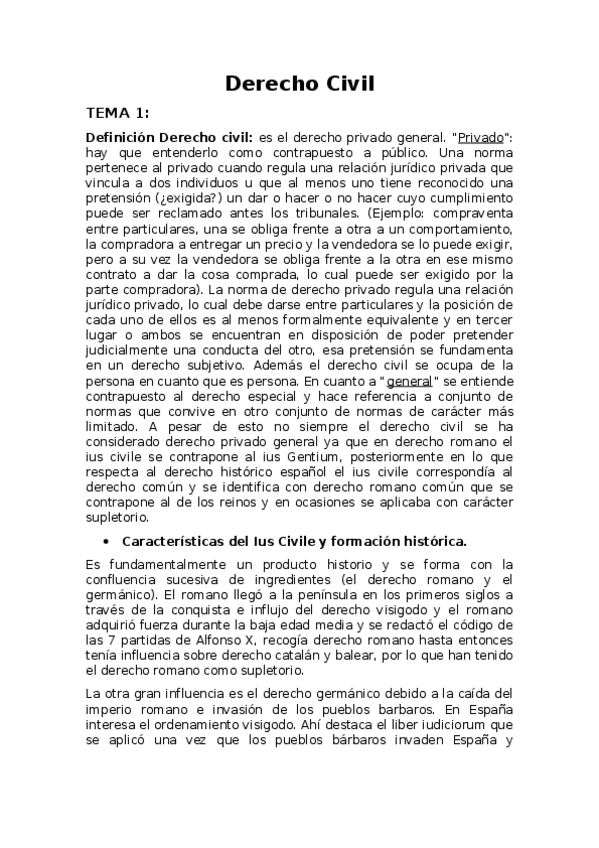 Miniatura del documento Derecho civil 1 todo el temario.docx