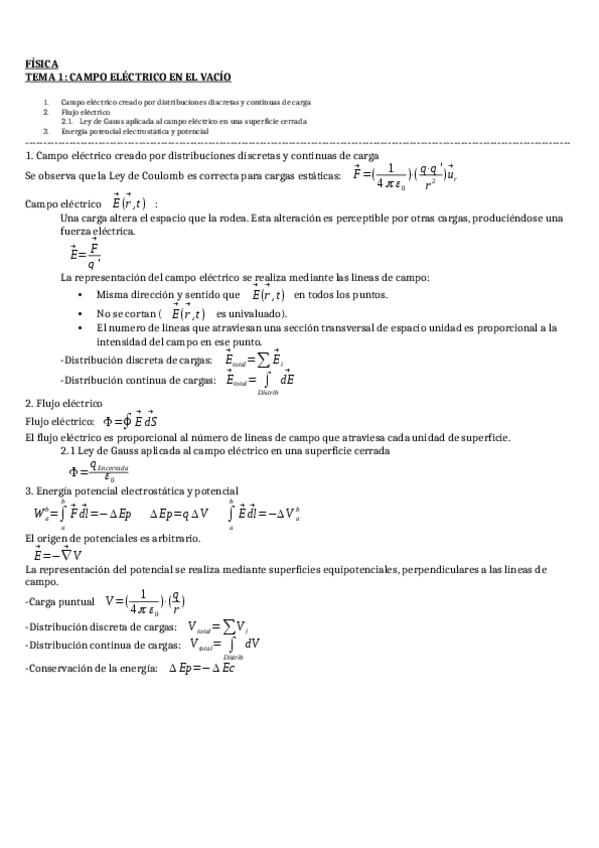 Miniatura del documento Tema 1. Campo electrico en el vacio.pdf