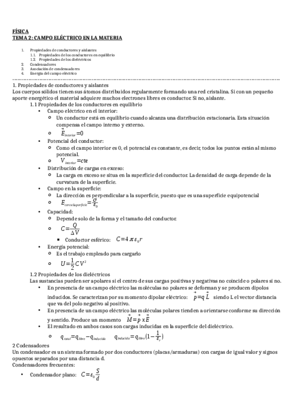 Miniatura del documento Tema 2. Campo electrico en la materia.pdf