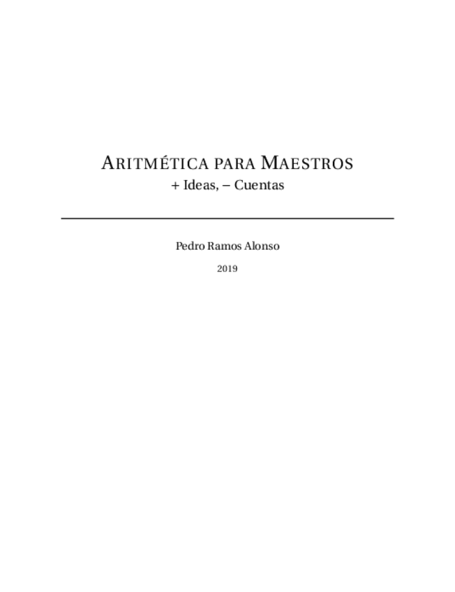 Miniatura del documento Aritmetica-Maestros.pdf
