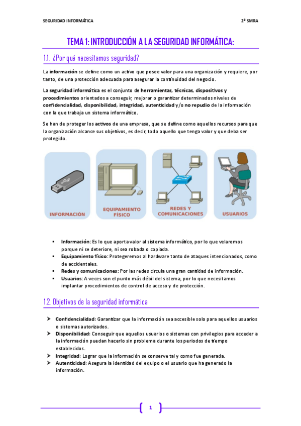 Miniatura del documento Resumen T1 Seguridad Informática.pdf