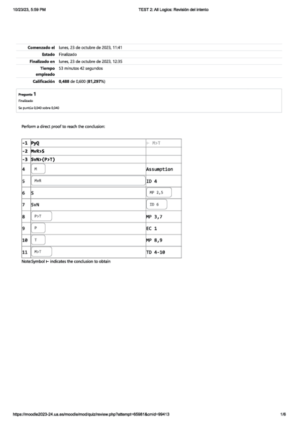 Miniatura del documento Cuestionario 2: Todo lógica.pdf
