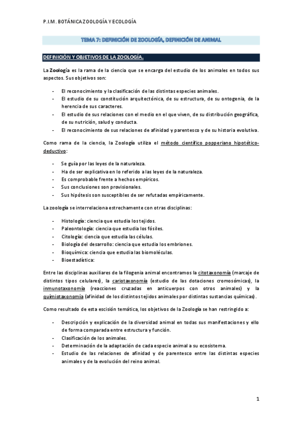 Miniatura del documento Tema 07. Definición de Zoología y de Animal..pdf