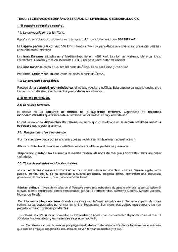 Miniatura del documento TEMA-1-EL-ESPACIO-GEOGRAFICO-ESPANOL.-LA-DIVERSIDAD-GEOMORFOLOGICA.pdf
