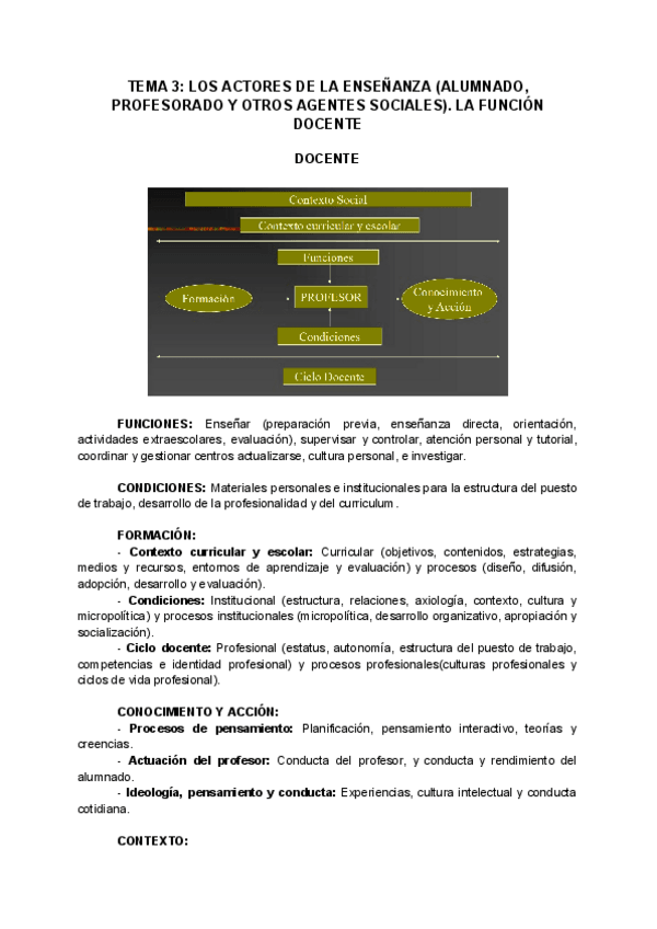 Miniatura del documento TEMA 3: Los actores de la enseñanza: alumnado, profesorado y otros agentes sociales. La función docente..pdf