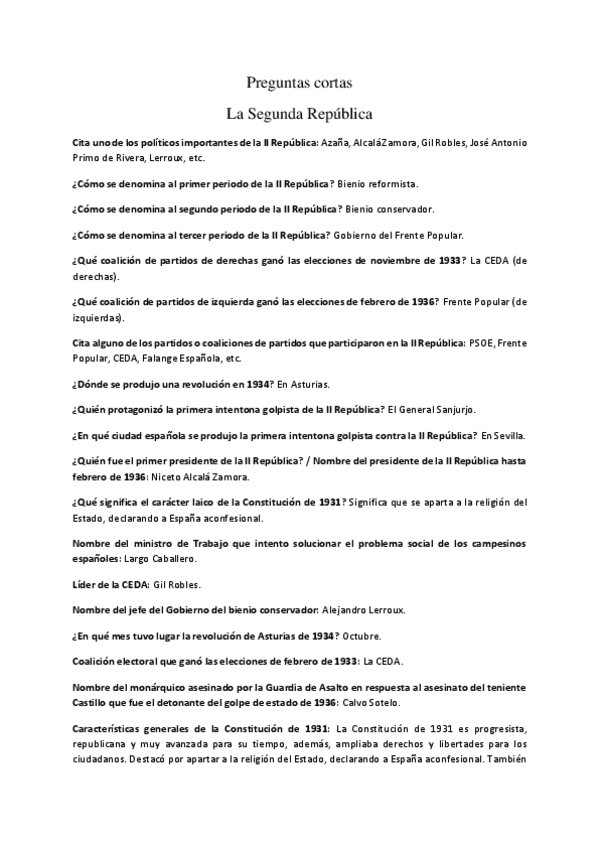 Miniatura del documento Preguntas cortas - La Segunda República.pdf