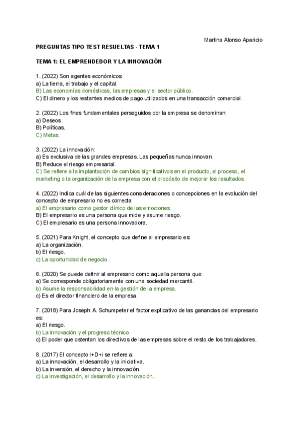 Miniatura del documento economía, preguntas tipo test selectividad resueltas - tema 1.pdf