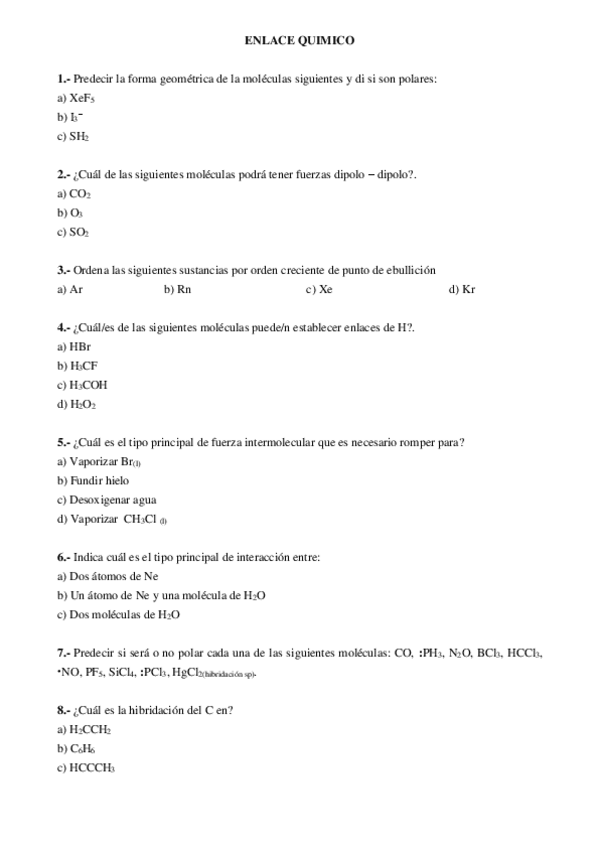 Miniatura del documento ESTRUCTURA QUIMICA - ejercicios.pdf