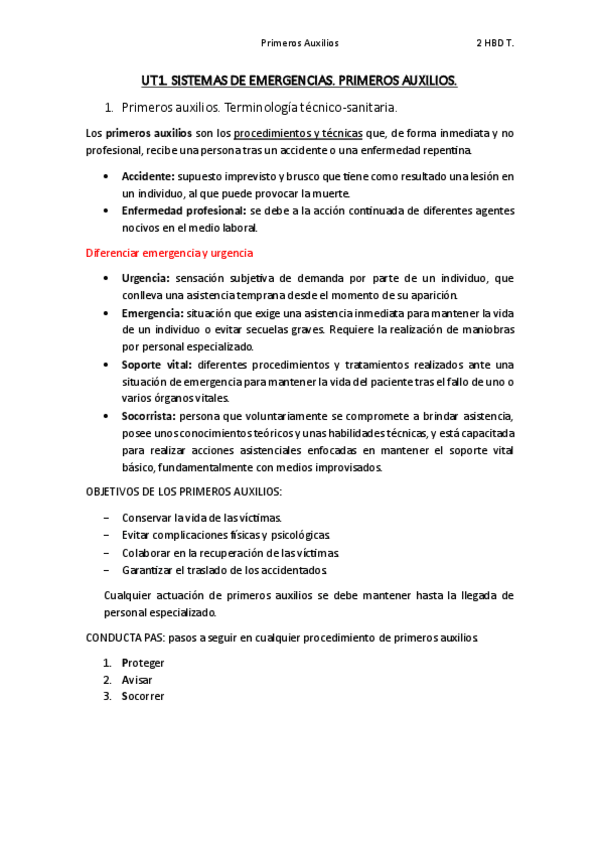 Miniatura del documento UT1. SISTEMAS DE EMERGENCIAS. PRIMEROS AUXILIOS.pdf