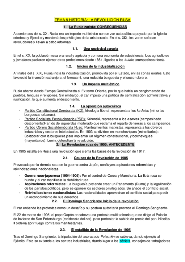 Miniatura del documento Tema-8-Historia-1-Bach-Revolucion-rusa.pdf
